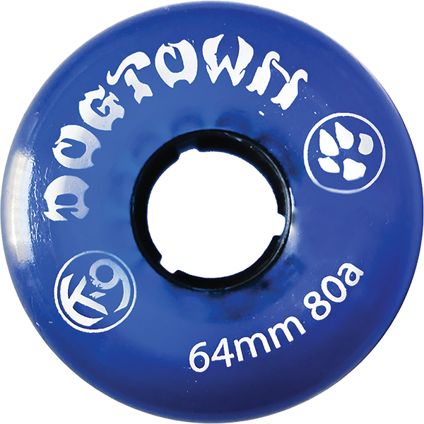 DOGTOWN K-9 64mm 80a CLEAR BLUE