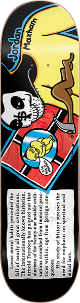 BLIND MAXHAM MORAL LAW DECK-8.5 BLUE s.sapR7