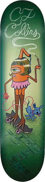 TOY MACHINE COLLINS SECT GIRL DECK-8.5