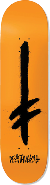 DEATHWISH OG GANGSPRAY DECK-8.12 ORG/BLK