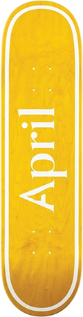 APRIL OG LOGO DECK-8.25 YELLOW
