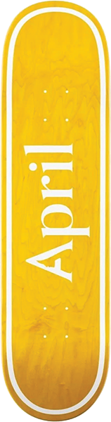 APRIL OG LOGO DECK-8.25 YELLOW