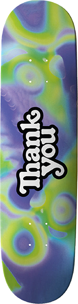 THANK YOU WARPED LOGO DECK-8.12