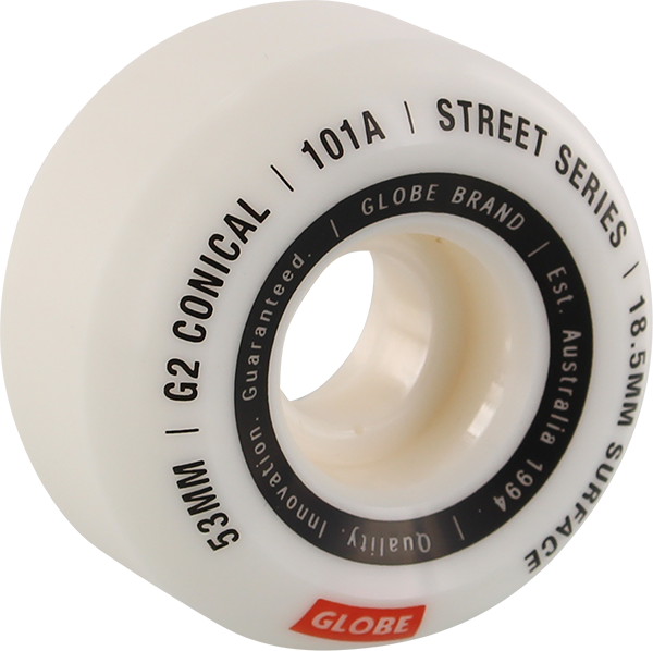 GLOBE G2 CONICAL STREET 53mm 101a WHITE/ESSEN ppp