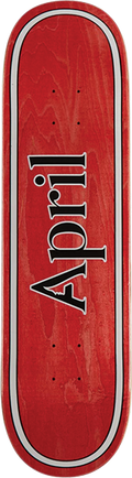APRIL OG LOGO DECK-8.38 RED/BLK/WHT