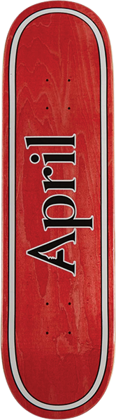 APRIL OG LOGO DECK-8.38 RED/BLK/WHT
