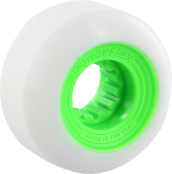 POWERFLEX GUMBALL 58mm 83b WH/LIME *blem sale*
