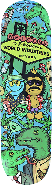 WORLD INDUSTRIES WORLD LOATHING DECK-8.2