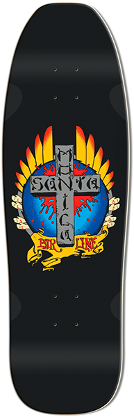 SMA STIGMATA DECK-9.5x31.5 BLACK DIPPED