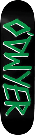 DEATHWISH O-DWYER GANG NAME DECK-8.25 BLK/GRN