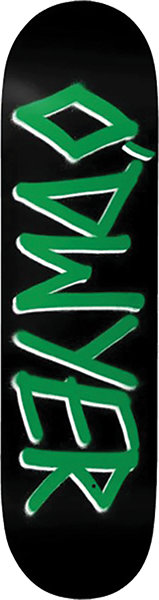 DEATHWISH O-DWYER GANG NAME DECK-8.25 BLK/GRN