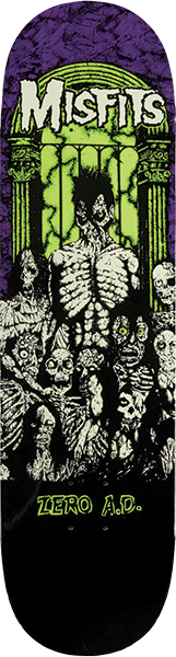 ZERO MISFITS ZERO A.D. DECK-8.25 GITD DIPPED
