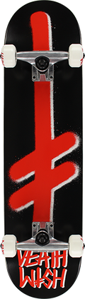 DEATHWISH GANG LOGO COMPLETE-8.0 BLK/RED/WHT