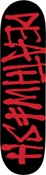 DEATHWISH DEATHSPRAY DECK-8.25 BLK/RED