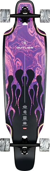 GLB OUTLIER COMP-9.6x36.75 PURPLE FLAMES