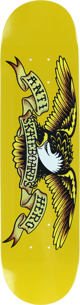 ANTI HERO CLASSIC EAGLE MINI DECK-7.3 YELLOW