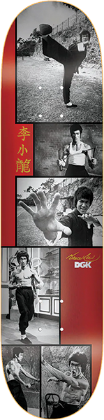 DGK BRUCE LEE LEGEND DECK-8.5 RED FOIL
