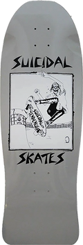 SUICIDAL SKATES POOL SKATER 80'S 10.1x30.3 GREY