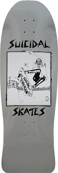 SUICIDAL SKATES POOL SKATER 80'S 10.1x30.3 GREY