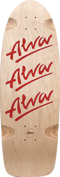 ALVA 1980 TRI LOGO PIG DECK-10X30 NAT/RED