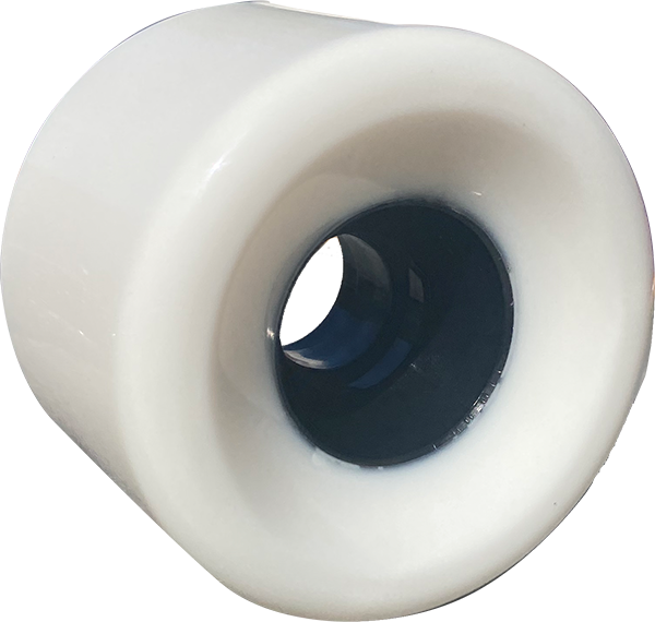 BLANK WHEEL 75mm 78a WHITE / BLACK CORE ppp