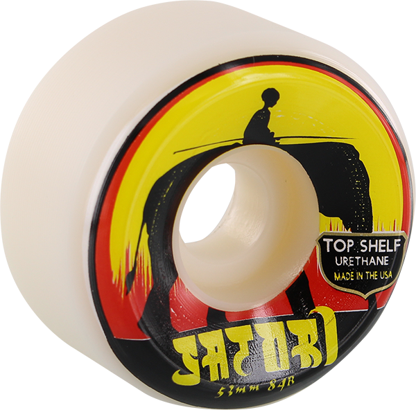 SATORI ELEPHANT 53mm 84b WHT. YELLOW/ RED