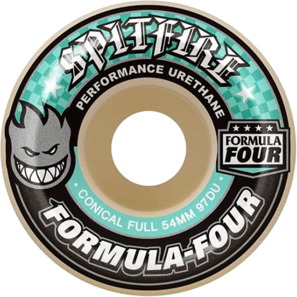 SF F4 97a CONICAL FULL 54mm WHT W/TURQ