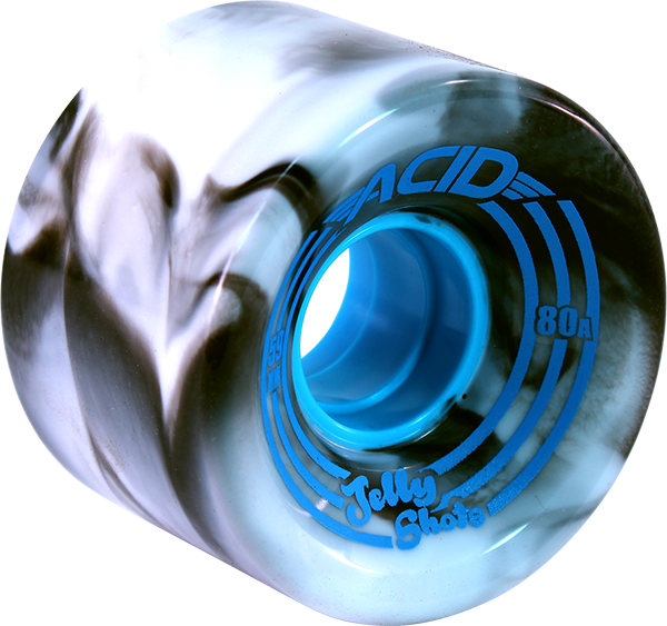 ACID JELLY SHOTS 59mm 80a BLACK/WHITE SWIRL