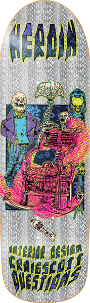 HEROIN QUESTIONS HELLSCAPE HOLO DECK-10X32.25