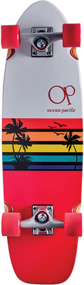 OP SUNSET CRUISER COMPLETE-8.75x30 WHT/RED