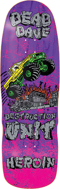 HEROIN DEAD DAVE KNOCK OFF DECK-10.1X32