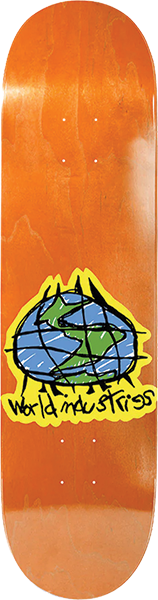 WORLD INDUSTRIES SCRIBBLE EX7 DECK-8.5 ORANGE