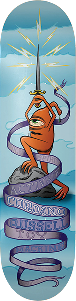 TOY MACHINE RUSSELL ACTIVATE DECK-8.25