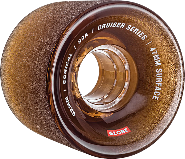 GLOBE CONICAL CRUISER 62mm 83a CLEAR COFFEE ppp