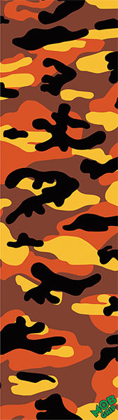 MOB CAMO ORANGE GRIP SHEET 9X33