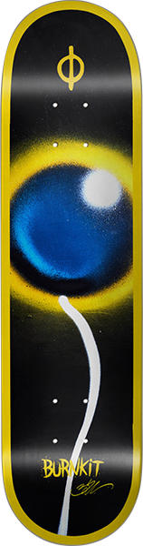 BURNKIT MATERIALIZE DECK-8.375 BLACK/YELLOW
