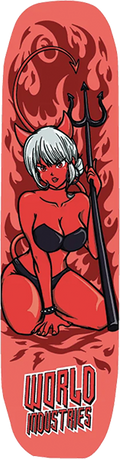 WORLD INDUSTRIES DEVIL GIRL DECK-8.3