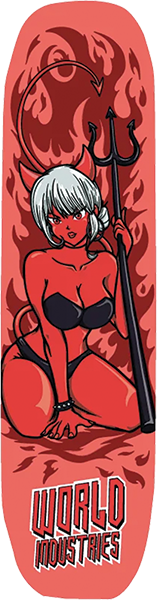 WORLD INDUSTRIES DEVIL GIRL DECK-8.3