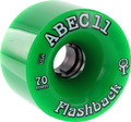 ABEC11 FLASHBACKS 70mm 78a GREEN