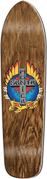 SMA STIGMATA LONGBOARD DECK-9.125X36.5 BROWN STAIN