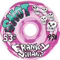 SNOT VILLANI SKULLS 53MM 99A PINK SWIRL
