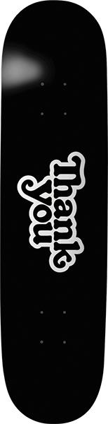 THANK YOU LOGO DECK-8.25 BLACK