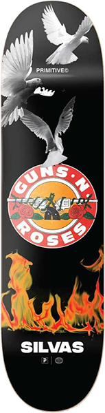 PRIMITIVE SILVAS GN'R NEXT DOOR DECK-8.38 BLK