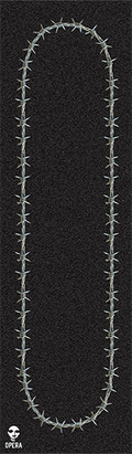 OPERA BARBWIRE GRIP SHEET 10x33 BLK