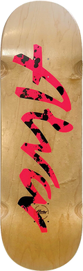 ALVA POPSICLE DECK-10 x 33 NAT/PINK/BLK SPLATTER