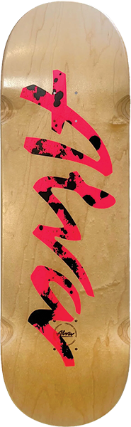 ALVA POPSICLE DECK-10 x 33 NAT/PINK/BLK SPLATTER