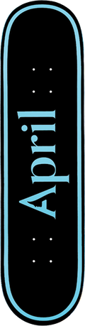 APRIL OG LOGO MINI DECK-7.25 BLUE/BLK