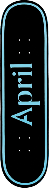 APRIL OG LOGO MINI DECK-7.25 BLUE/BLK