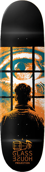 GLASS HOUSE EYE WITNESS DECK-8.5 BLK/ORG