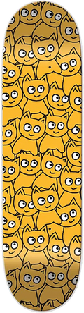 MEOW STICKER PILE DECK-8.25 OG